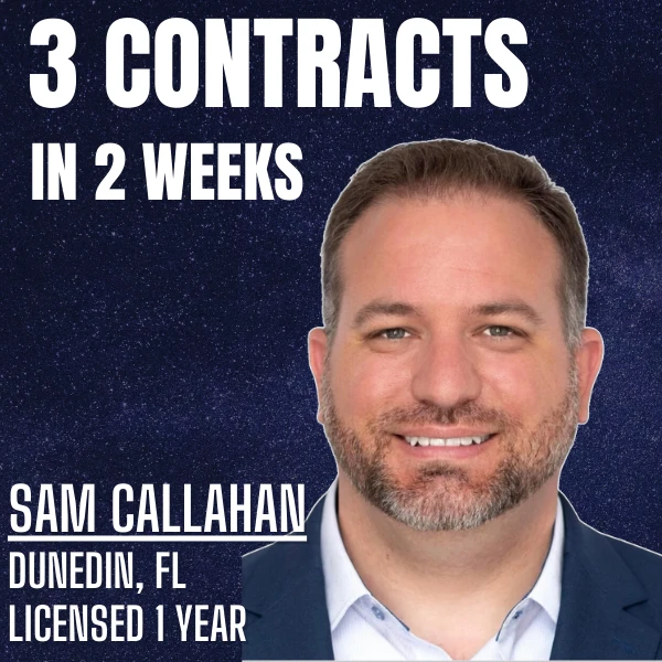 Sam Callahan: Three contracts in two weeks.
